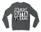 Straight Outta Sani - English Men/Unisex Long Sleeve T-Shirt in Dark Heather Color